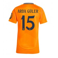 Real Madrid Arda Guler #15 Bortatröja Dam 2024-25 Korta ärmar